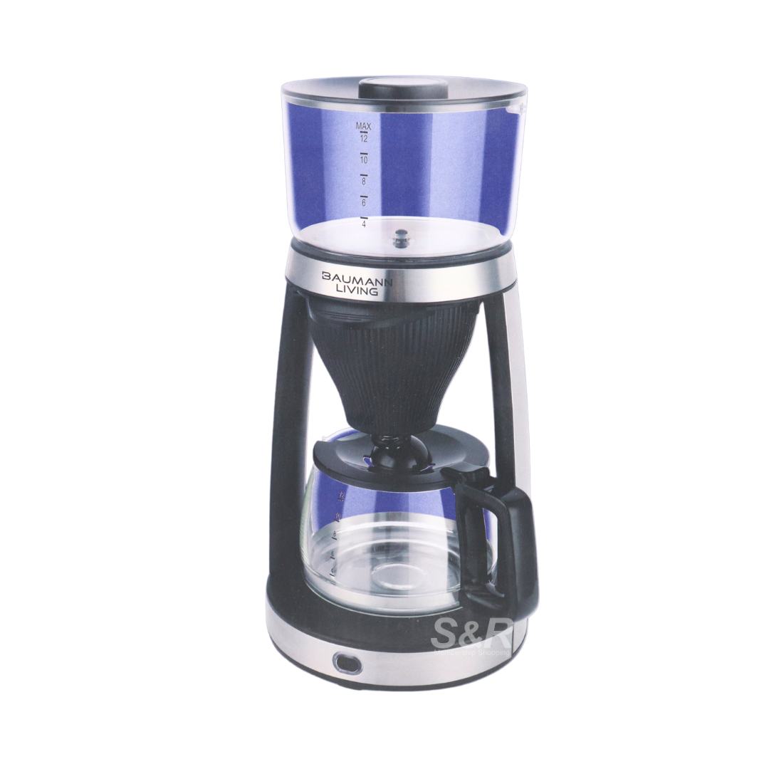 Baumann Living 5-Cup Programmable Coffee Maker BM-CM1082TCB